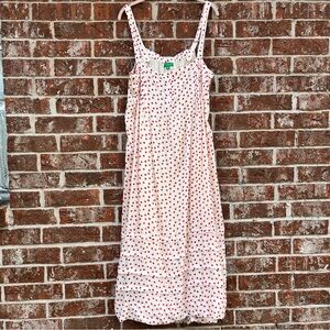 J. Crew Ivory and Red Polka Dot women’s Dress Sz XL